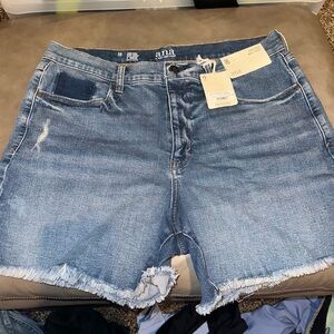 a.n.a Women's Blue Denim Shorts
